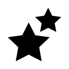 Obraz premium two stars twinkling at night