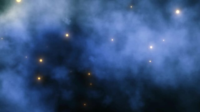 Clear night sky filled with countless glowing stars, deep dark blue and black gradient background, tiny sparkling light points scattered across the vast space, soft cosmic glow creating a calm and dre