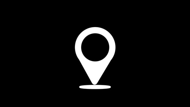 map location pin design element icon