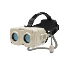 Vintage virtual reality headset
