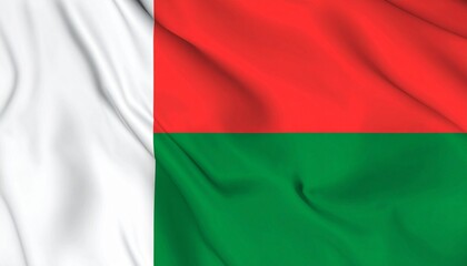 Fototapeta premium flag of Madagascar