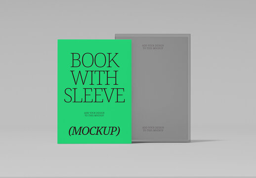 Book Packaging Sleeve Mockup