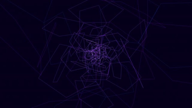 4K seamless loop of a 3D Dodecahedron representing the Ajna Third Eye chakra. Hypnotic recursive unfolding motion perfect for meditation backgrounds, ambient video overlay, and sound bath visuals.
