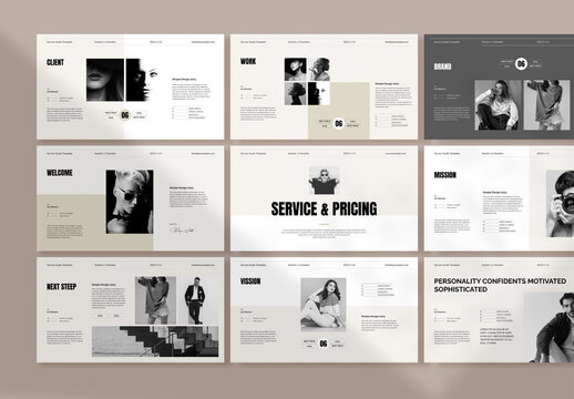 Service Guide Presentation Template