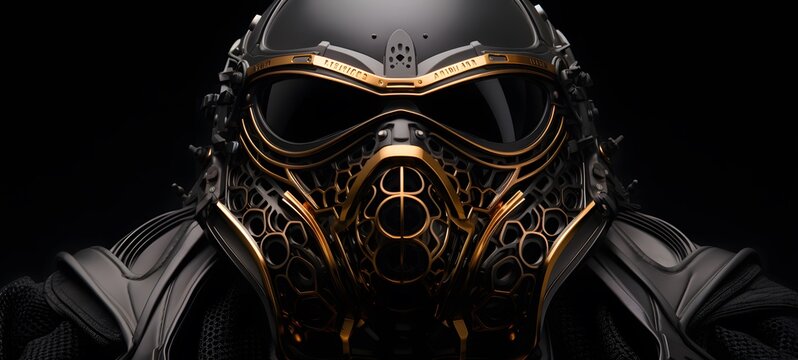 Astral vision Bane Respirator Masker meets cosmos,generative AI