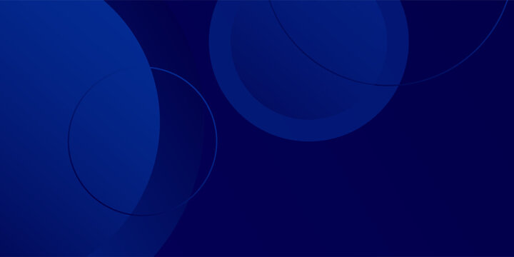 Abstract blue geometric background cirle design simple modern