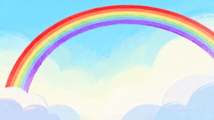 Fototapeta premium Rainbow in the sky