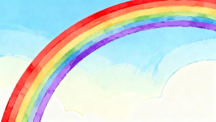 Fototapeta premium Rainbow in the sky