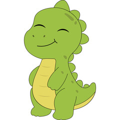 Illustration Dinosaur Plush Toy © Almero