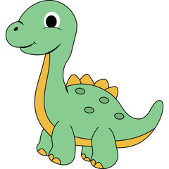 Illustration Dinosaur Plush Toy © Almero