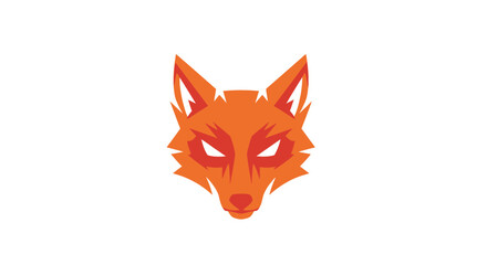 Obraz premium Stylized Fox Head Logo Design