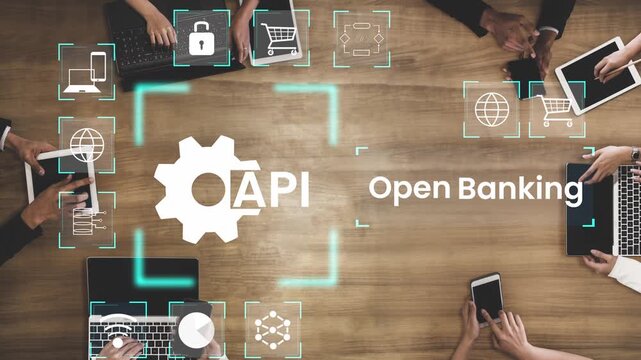 Digital Transformation and Innovation in Open Banking with API Technology Showcased in a Collaborative Meeting Environment Gluon.