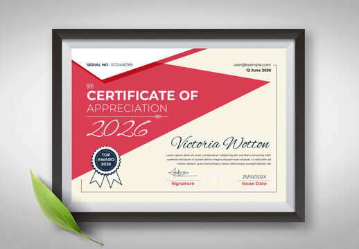 Achievement Certificate Design