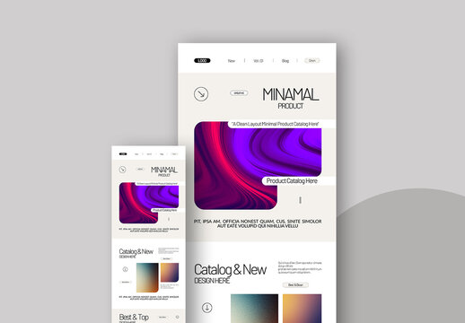 Email Newsletter Template Layout