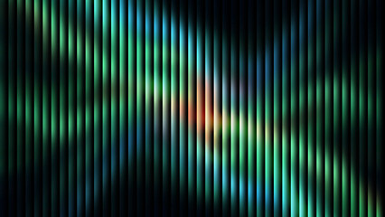 Naklejka premium Abstract wave motion blur dynamic lines teal blue green gradient vector illustration