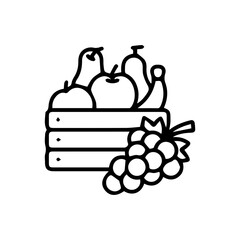 Fruit Crate Harvest Icon