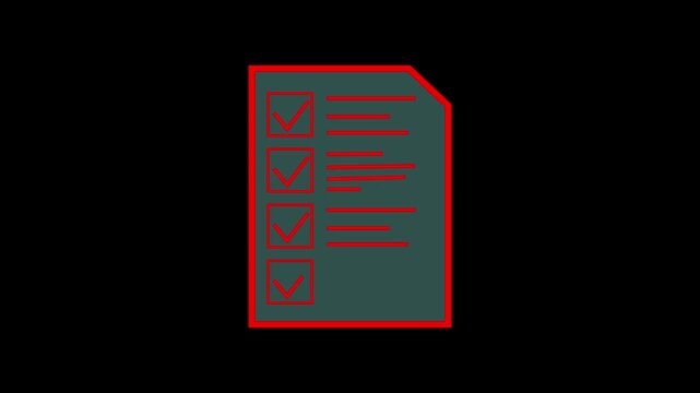 Document management concept, Businesswomen check electronic documents on digital documents on virtual screen Document Management System and process automation. Motion graphics of document concept.