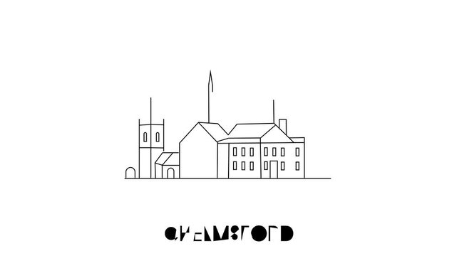 Animation Of Chelmsford City Line Draw Simple Minimalist