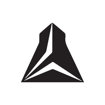 Reebok Delta Logo Black And White Vector Graphic For Fitness Brands