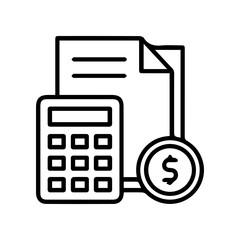 Financial Calculation Icon