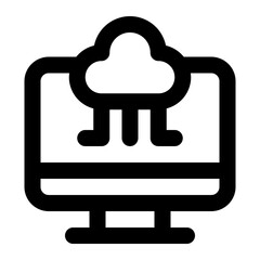 Obraz premium cloud icon for illustration