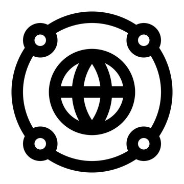 network icon for illustration