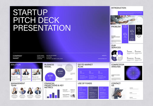 Startup Pitch Deck Presentation Template