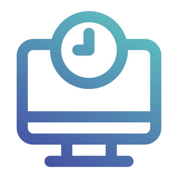 work time icon for illustration