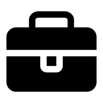 briefcase icon for illustration