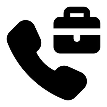 phone call icon for illustration