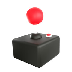 Joystick 3D Illustration