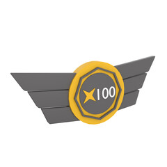 Combo Multiplier 3D Illustration