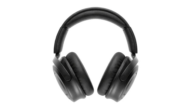 headphones on white background
