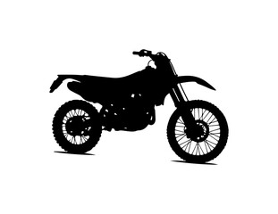 Obraz premium Off-Road Dirt Bike Vector Illustration