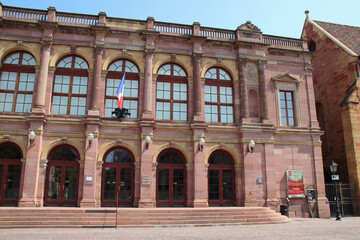 Obraz premium hall (municpal theater) in colmar in alsace in france 