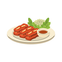 Korean Food Illustration