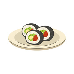 Korean Food Illustration