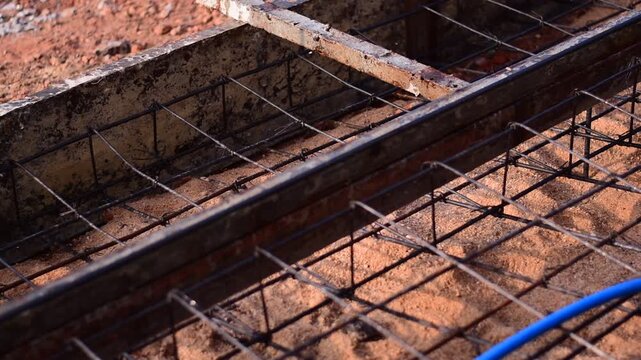 Subgrade preparation and reinforcement for concrete slab casting