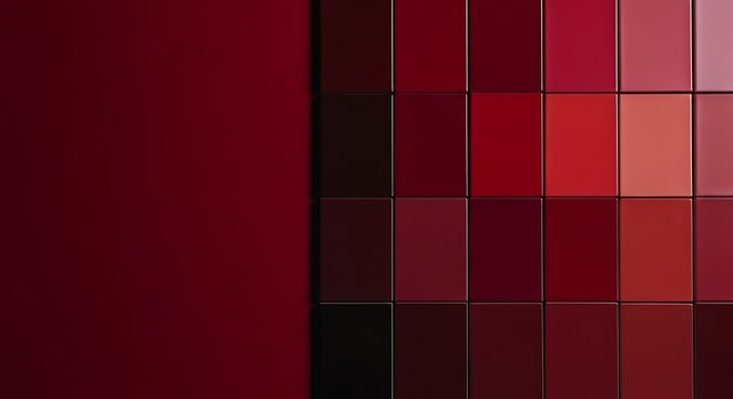 Elegant Red Color Palette - A Spectrum of Shades and Tones.