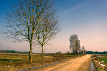 Przedwiośnie w Dolinie Górnej Narwi, Podlasie, Polska © podlaski49