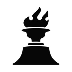 Torch Flame Symbol