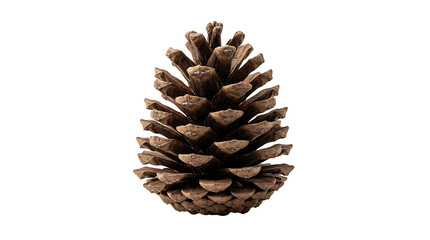 Pinecone on transparent background with natural elements