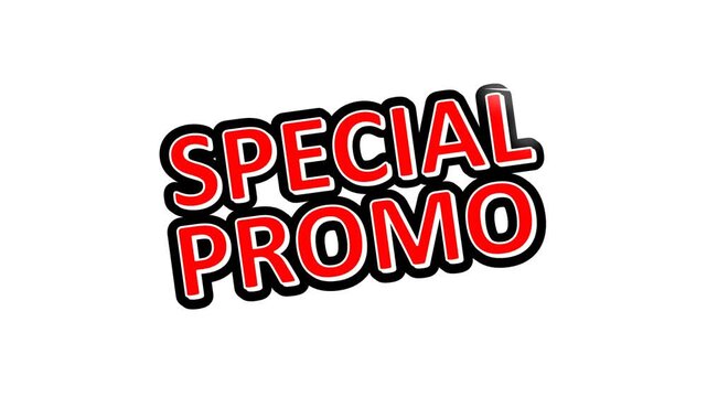 3d render of a promotion banner product trademark
