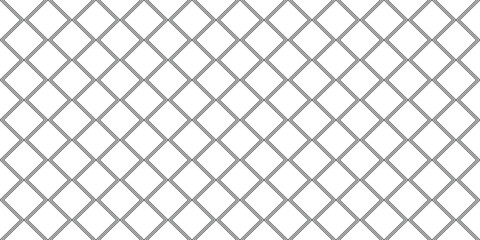 Seamless geometric diamond grid pattern. Elegant black and white trellis vector for textile, apparel, gift wrap, luxury packaging, notebook covers, and modern interior wallpaper.