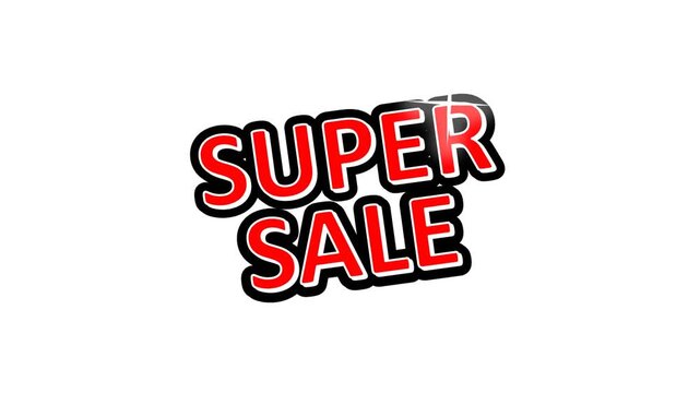 red sale sign