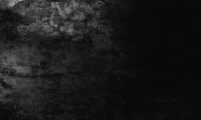 Obraz premium Textured Black Grunge Background with Subtle Light Speckles Dark Overlay Abstract Stock