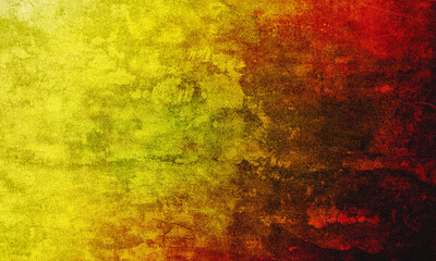 Obraz premium Textured Grunge Background Yellow Red Gradient Abstract Surface Stock