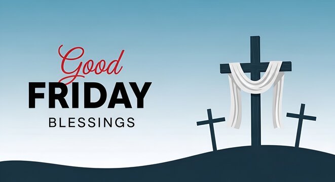Good Friday Peace of Holy Week Social Media Post, Web Banner, Status, Story