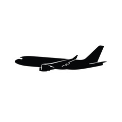 Minimal Airplane Icon Vector Design