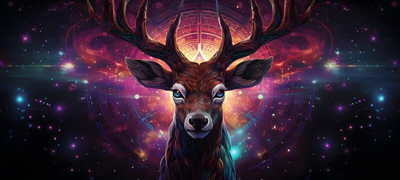Astral vision liger dryad meets cosmos ,generative AI